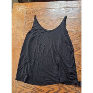 Joah Brown black thin strap scoop neck tank top sz M/L